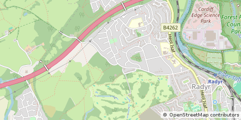 Map of Cardiff