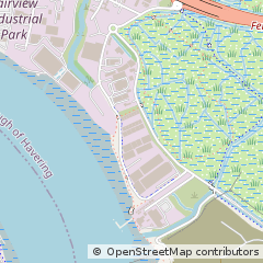 Map of Rainham, Essex