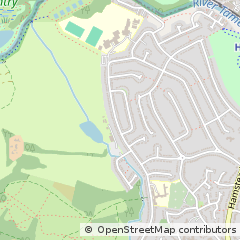 Map of Birmingham, Middlesex