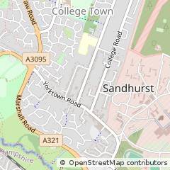 Map of Sandhurst