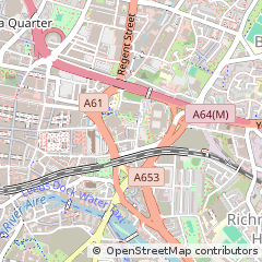 Map of Leeds, West Yorkshire
