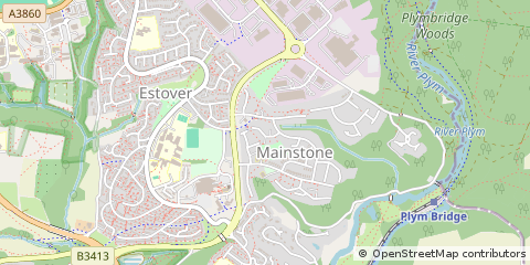 Map of Plymouth, Devon