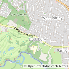 Map of Ferndown, Dorset