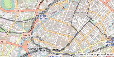 Map of Manchester