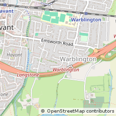Map of Havant, Hampshire