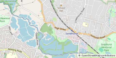 Map of Sandhurst