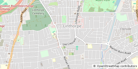 Map of Middlesbrough