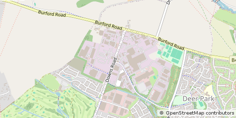 Map of Witney, Oxfordshire