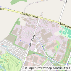 Map of Witney, Oxfordshire