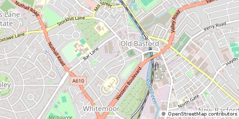 Map of Nottingham