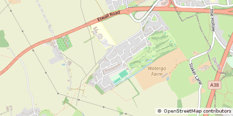 Map of Derby, Derbyshire
