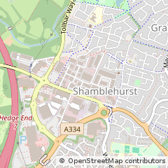 Map of Southampton, Hampshire