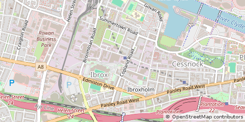 Map of Glasgow