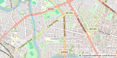 Map of Salford