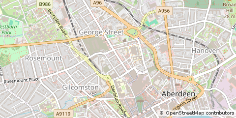 Map of Aberdeen