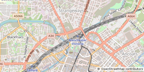 Map of Manchester