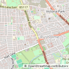 Map of Manchester