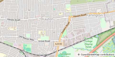 Map of Portsmouth, Hampshire