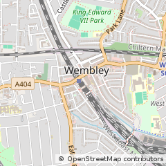 Map of Wembley, Middlesex