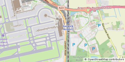 Map of Gatwick