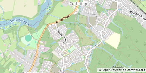 Map of Fareham
