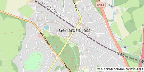 Map of Gerrards Cross, Buckinghamshire