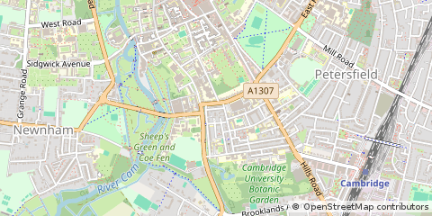 Map of Cambridge