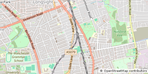 Map of Manchester