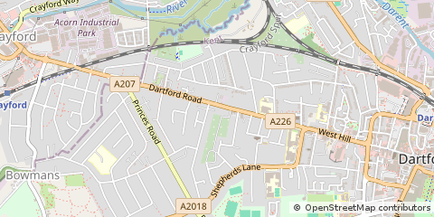 Map of Dartford