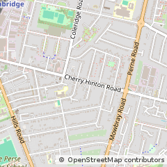 Map of Cambridge, Cambridgeshire