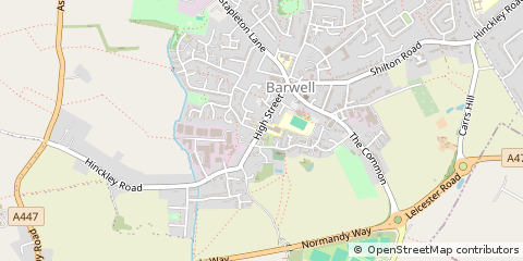 Map of Leicestershire