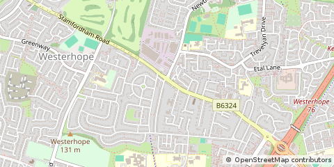 Map of Newcastle Upon Tyne
