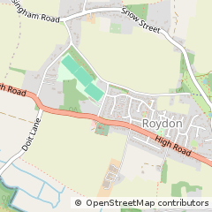 Map of Diss, Norfolk