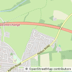 Map of Corbridge, Northumberland
