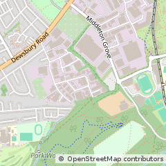 Map of Leeds, West Yorkshire
