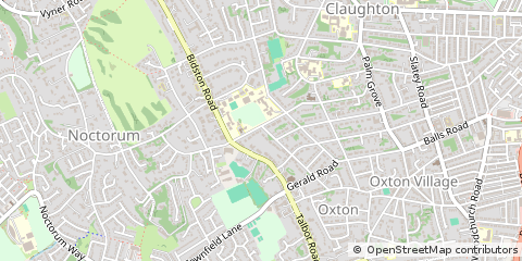 Map of Prenton, Wirral