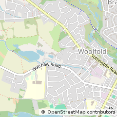 Map of Bury, Lancashire
