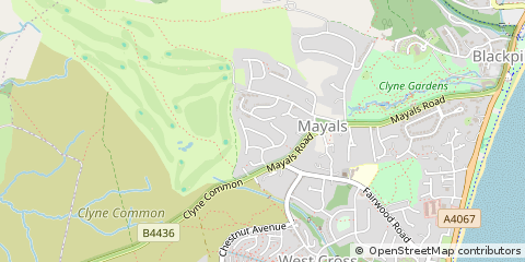 Map of Swansea, SA3 5HS