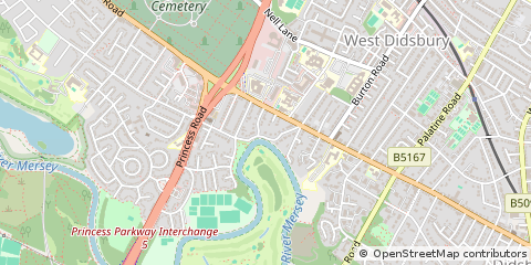 Map of Manchester