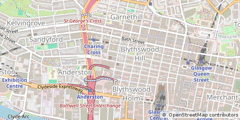 Map of Glasgow