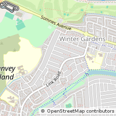 Map of Canvey Island