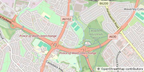 Map of Sheffield