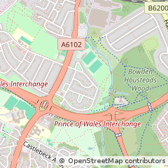 Map of Sheffield