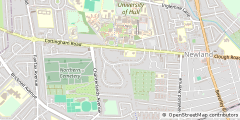Map of Hull, East Yorkshire