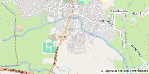 Map of Keighley