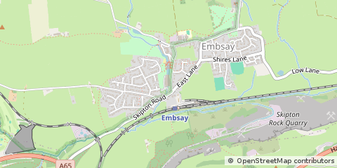 Map of Skipton, North Yorkshire