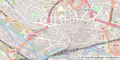 Map of Leeds