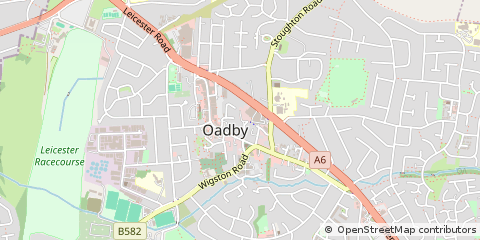 Map of Leicester
