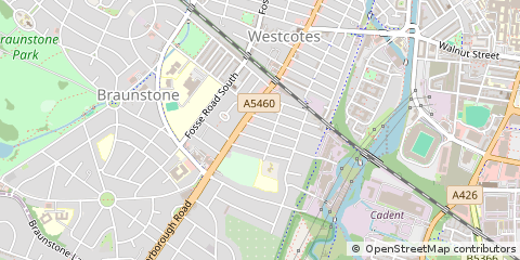 Map of Leicester