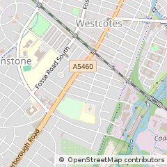 Map of Leicester
